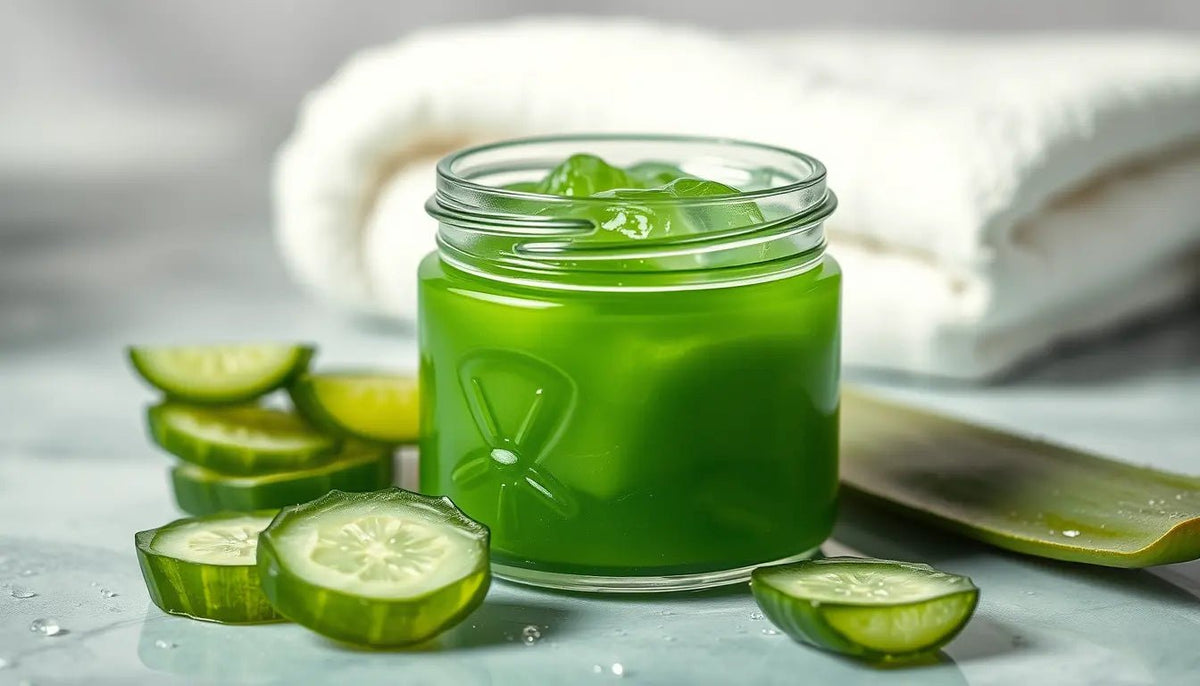 Soothe Your Sensitive Skin with Aloe Vera and Cucumber Gel - ayutri