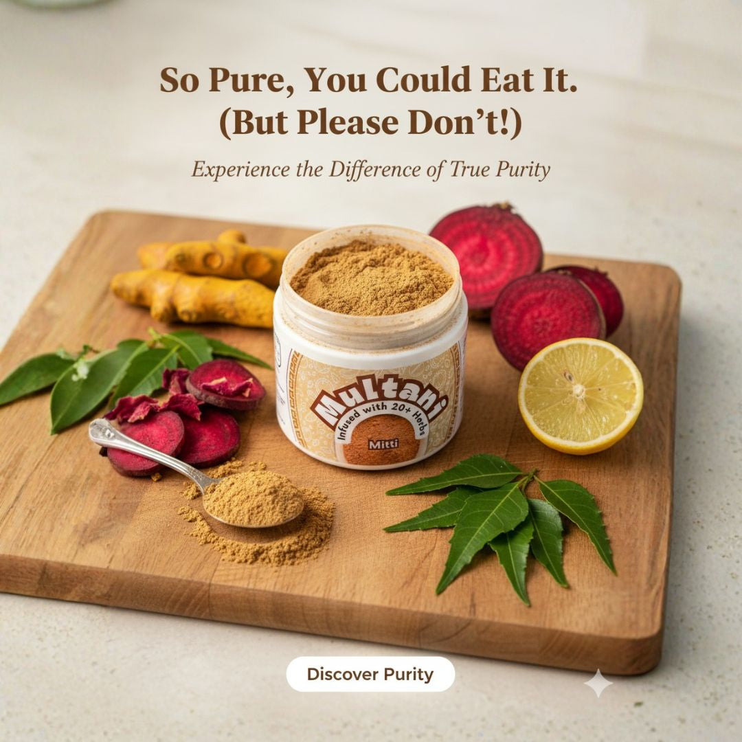 Multani mitti Infused with Herbs Face Pack