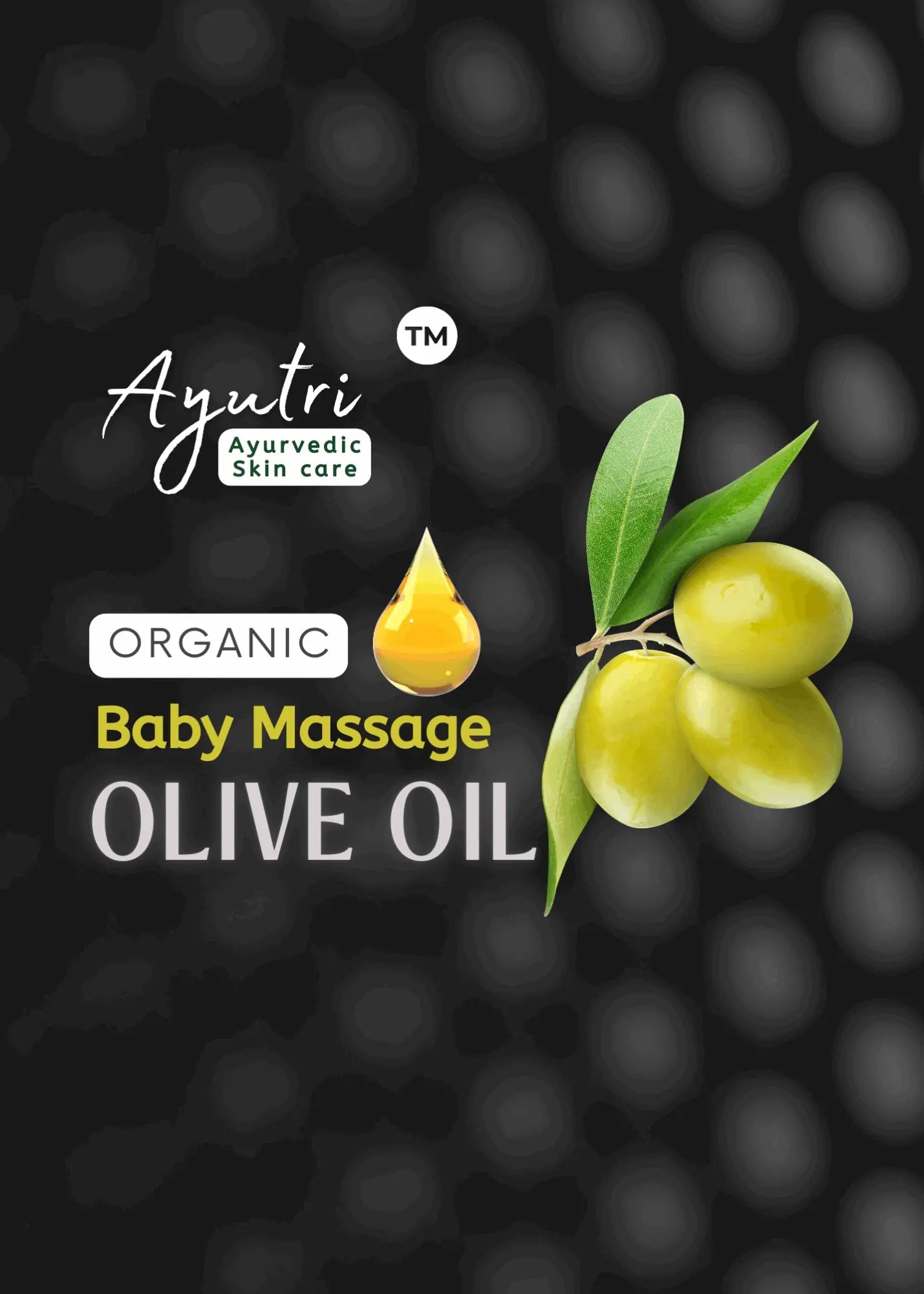 Baby oil: Kids Massage Olive oil - AyutriBody Oil