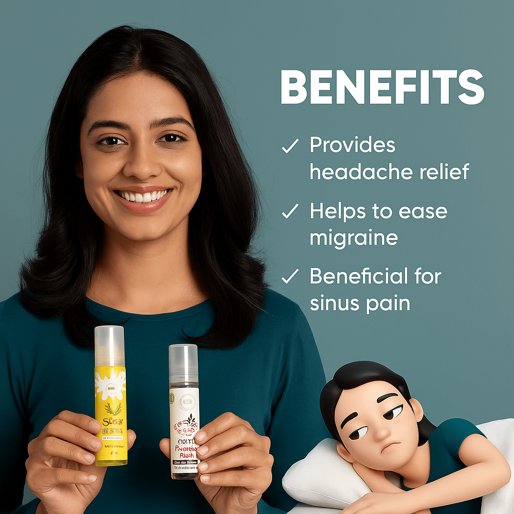 Stay fresh Aromatherapy Regular + Advance Rub me for Migraine | Sinus | Cervical | Body - Ayutri