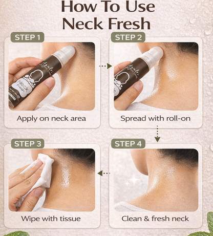 Neck fresh roll on for Neck dirt and tan wash