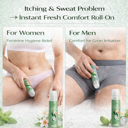 Ayutri Intima Hygiene V-ching Roll on for Intimate area Hygiene, O dour control, Rashes control, Sweat control