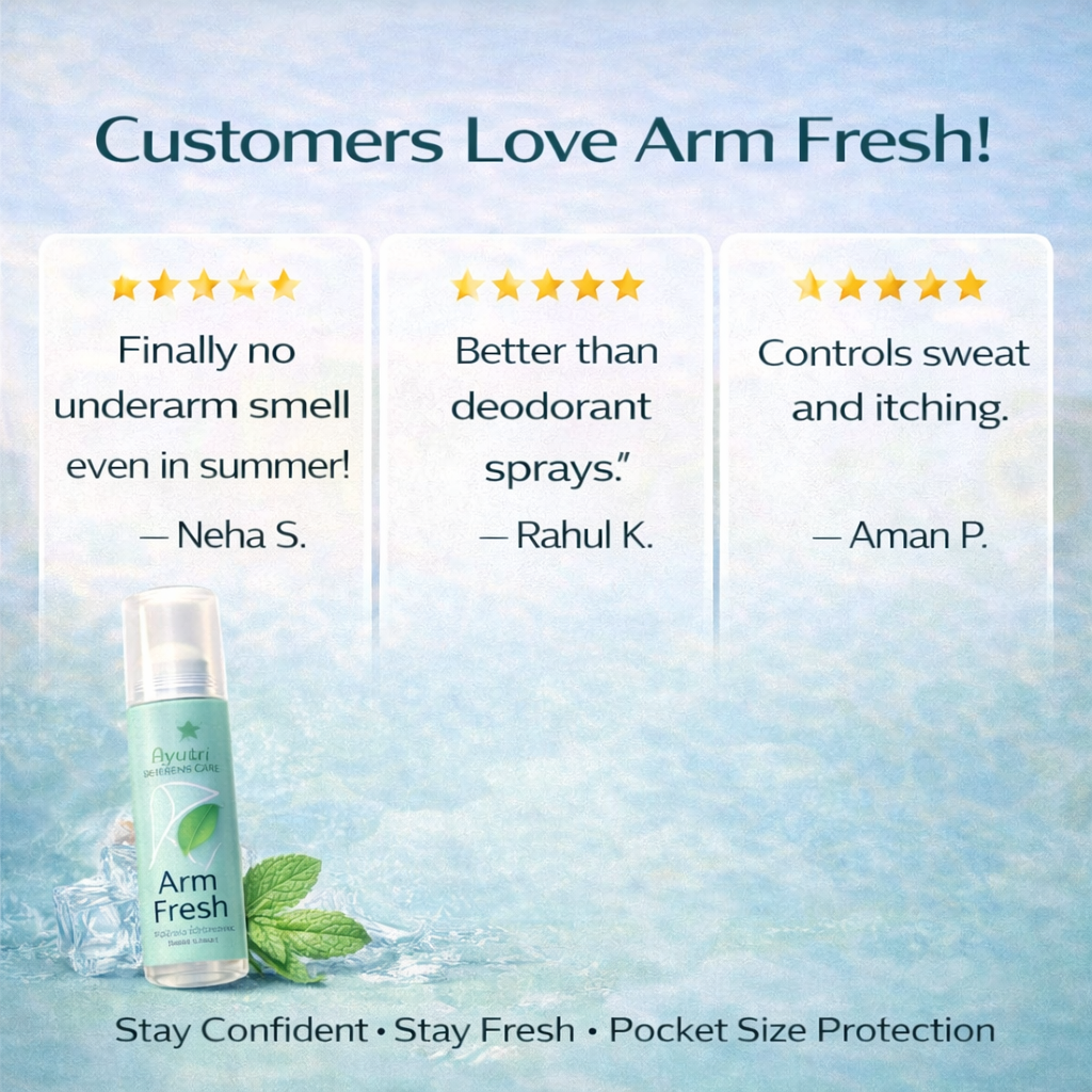 Under Arm Roll on Shield for O dour, Sweat, Fungus