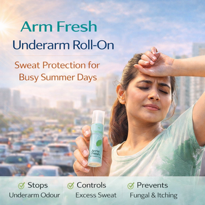 Under Arm Roll on Shield for O dour, Sweat, Fungus