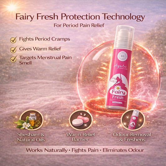 Fairy fresh roll on for mensuration cramps relief