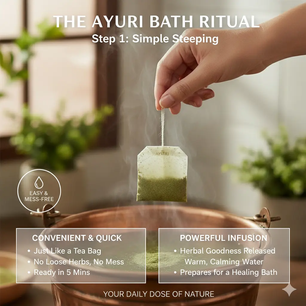 Ayutri Ayurvedic Bath Bag: The Traditional Skin Detox easy