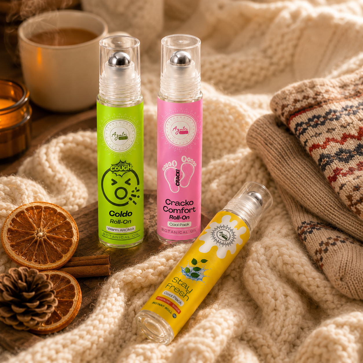 Winter Care Combo — Coldo + Cracko Comfort + Stay Fresh