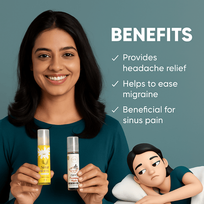 Stay fresh Aromatherapy Regular + Advance Rub me for Migraine | Sinus | Cervical | Body - Ayutri