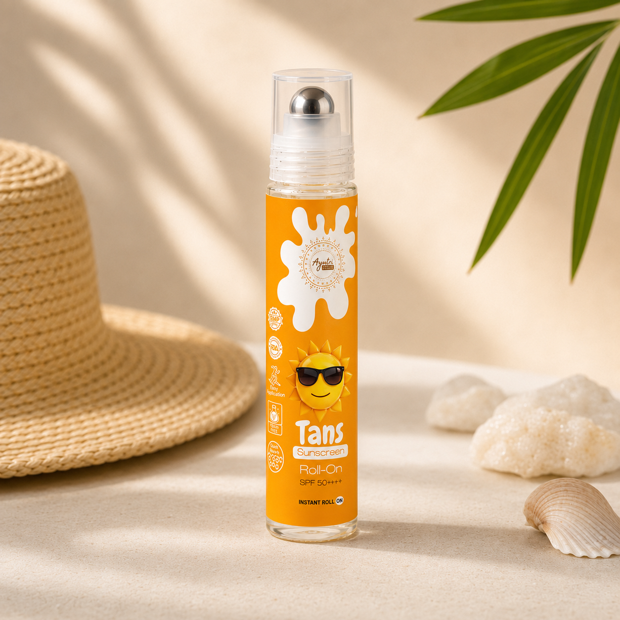 Tans Roll-On — SPF 50 Pocket Sunscreen